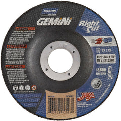 ‎4-1/2 x .045 × 7/8″ Gemini RightCut Cutting Wheel A 24 R B Type 27/42 - Makers Industrial Supply