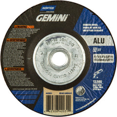 ‎4-1/2″ × 1/4″ × 5/8″ Gemini Non-Woven Depressed Center Wheel Type 27 - Makers Industrial Supply