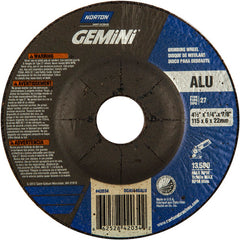 ‎4-1/2″ × 1/4″ × 7/8″ Gemini Non-Woven Depressed Center Wheel Type 27 - Makers Industrial Supply