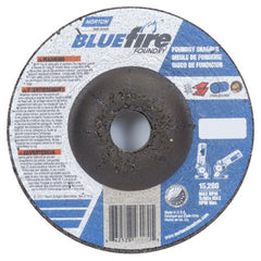 4″ × 1/4″ × 5/8″ BlueFire Non-Woven Depressed Center Wheel Type 27 Zirconia Alumina / Aluminum Oxide - Makers Industrial Supply