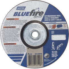 ‎6 × 1/8 × 5/8 - 11″ BlueFire INOX/SS Fast Cut Grinding Wheel ZA 30 U Type 27 - Makers Industrial Supply