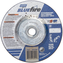 ‎4-1/2 × 1/8 × 5/8 - 11″ BlueFire Grinding Wheel ZA 30 U Type 27 - Makers Industrial Supply