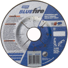 ‎4-1/2 × 1/8 × 7/8″ BlueFire Grinding Wheel ZA 30 U Type 27 - Makers Industrial Supply