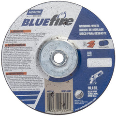 ‎6 × 1/4 × 5/8 - 11″ BlueFire Grinding Wheel ZA 24 S Type 27 - Makers Industrial Supply