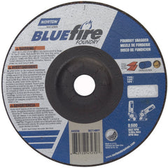 7″ × 1/4″ × 7/8″ BlueFire Non-Woven Depressed Center Wheel Type 27 Zirconia Alumina / Aluminum Oxide - Makers Industrial Supply