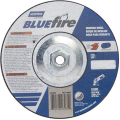 ‎7 × 1/4 × 5/8 - 11″ BlueFire Grinding Wheel ZA 24 S Type 27 - Makers Industrial Supply