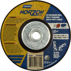 5″ × 1/8″ × 5/8″ NorZon Plus Non-Woven Depressed Center Wheel Type 27 - Makers Industrial Supply