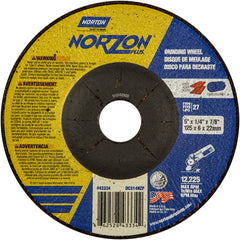 5″ × 1/4″ × 7/8″ NorZon Plus Non-Woven Depressed Center Wheel Type 27 - Makers Industrial Supply