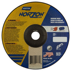 7″ × 1/4″ × 7/8″ NorZon Plus Non-Woven Depressed Center Wheel Type 27 - Makers Industrial Supply