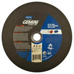 10″ × 7/64″ × 1″ Gemini Chopsaw Type 01 Straight Cut-Off Wheel Aluminum Oxide - Makers Industrial Supply