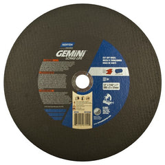 12″ × 7/64″ × 1″ Gemini Chopsaw Type 01 Straight Cut-Off Wheel Aluminum Oxide - Makers Industrial Supply