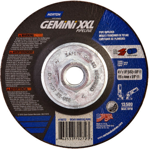 4-1/2X1/8X5/8-11 GEMINI XXI - Makers Industrial Supply