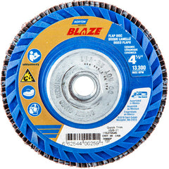 ‎4-1/2″ × 1/4″ × 5/8″ SG Blaze R980P Flap Disc Type 27 Flat 80 Grit - Makers Industrial Supply