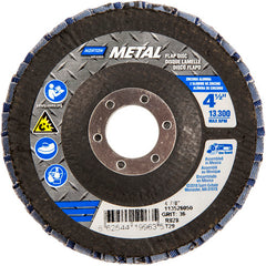 ‎4-1/2 × 7/8″ Metal Fiberglass Conical Flap Disc Type 29 P36 Grit R828 Zirconia Alumina - Makers Industrial Supply