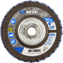 ‎4-1/2 × 5/8 - 11″ Metal Fiberglass Conical Flap Disc Type 29 P36 Grit R828 Zirconia Alumina - Makers Industrial Supply