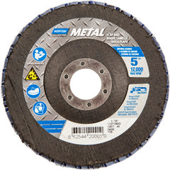 5″ × 1/4″ × 7/8″ Metal Flap Disc Type 29 Conical 40 Grit Zirconia Alumina - Makers Industrial Supply