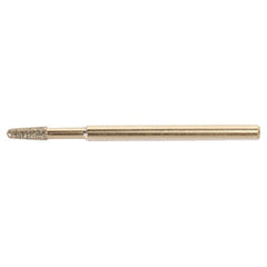 0.078″-0.110″ 5/16″ - Electroplated CBN Mandrel-100 Grit - Round End Taper - Makers Industrial Supply