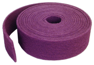 4'' x 30 ft. - Maroon - Aluminum Oxide Very Fine Grit - Bear-Tex Clean & Blend Roll - Makers Industrial Supply