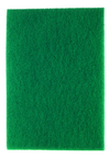 3-1/4 x 6-1/4 x 3/4" - Green/Yellow; Scour-N-Sponge Pad; Aluminum Oxide; Very Fine - Makers Industrial Supply