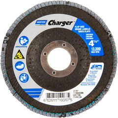 ‎4-1/2″ × 1/4″ × 7/8″ Charger R822 Flap Disc Type 29 Conical 80 Grit - Makers Industrial Supply