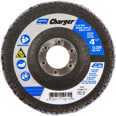 ‎4-1/2″ × 1/4″ × 7/8″ Charger R822 Flap Disc Type 29 Conical 36 Grit - Makers Industrial Supply