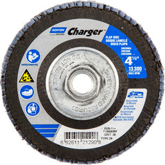 ‎4-1/2″ × 1/4″ × 5/8″ Charger R822 Flap Disc Type 29 Conical 36 Grit - Makers Industrial Supply