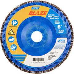 6″ × 7/8″ 40 Grit Type 27 Blaze Flap Disc - Makers Industrial Supply