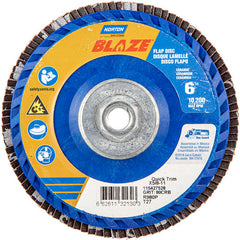 ‎6″ × 5/8″-11 80 Grit Type 27 Blaze Flap Disc - Makers Industrial Supply