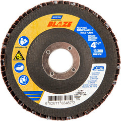 ‎4-1/2 × 7/8″ Blaze Fiberglass Conical Flap Disc Type 29 40 Grit R980P Premium Ceramic Alumina - Makers Industrial Supply