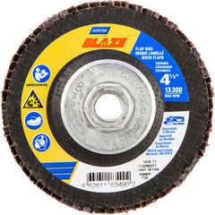 ‎4-1/2 × 5/8 - 11″ Blaze Fiberglass Conical Flap Disc Type 29 36 Grit R980P Premium Ceramic Alumina - Makers Industrial Supply