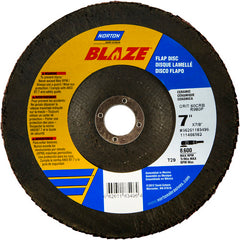 7″ × 1/4″ × 7/8″ SG Blaze R980P Flap Disc Type 29 Conical 80 Grit - Makers Industrial Supply