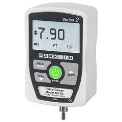 Mark-10 - Digital Tension & Compression Force Gages Capacity (lbf): 50.00 Capacity (N): 250.00 - Makers Industrial Supply