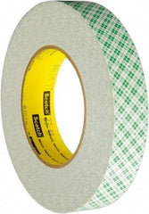 3M - 2" x 36 Yd Rubber Adhesive Double Sided Tape - 9 mil Thick, Paper Liner, Series 401M - Makers Industrial Supply