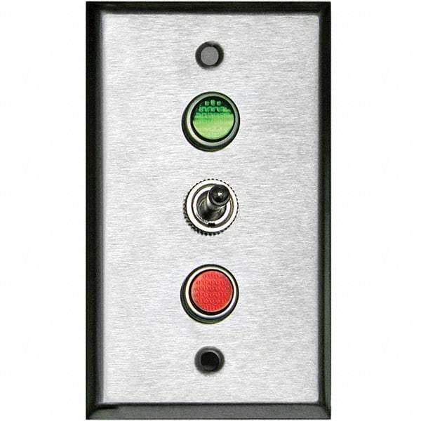 TAPCO - Galvanized Traffic Sign Light Switch - Silver - Makers Industrial Supply