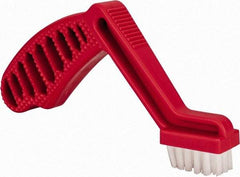 3M - 6 Rows x 4 Columns Parts Brush - 9" OAL, 5/8" Trim Length, Plastic Pistol Handle - Makers Industrial Supply