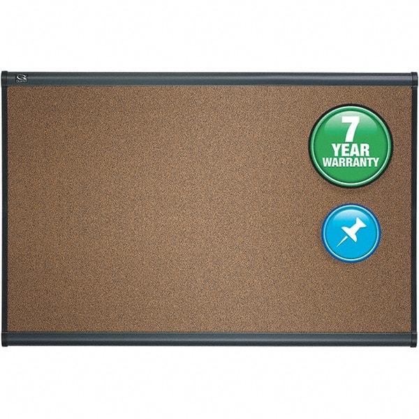 Quartet - 24" High x 36" Wide Cubicle Magnetic - Cork, Includes Mounting Kit - Makers Industrial Supply