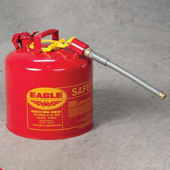 Eagle - Safety Dispensing Cans Type: Type II Safety Can Capacity: 5 Gal - Makers Industrial Supply