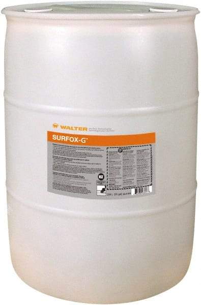 WALTER Surface Technologies - 55 Gallon, TIG Welder PH Neutral Formula - For Use with Surfox 104 or 204 - Exact Industrial Supply