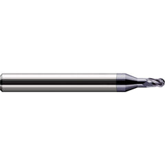 Harvey Tool - Ball End Mills; Mill Diameter (Inch): 3/16 ; Mill Diameter (Decimal Inch): 0.1870 ; Number of Flutes: 3 ; Length of Cut (Inch): 9/32 ; Length of Cut (Decimal Inch): 0.2810 ; Material: Solid Carbide - Exact Industrial Supply