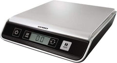 Dymo - 9.2" Base, 25 Lb Capacity, Digital Scale - 0.01 Lb, 0.2 oz & 5 g Graduation, USB Cable from Computer or (3) AAA Batteries - Makers Industrial Supply