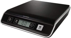 Dymo - 9.2" Base, 10 Lb Capacity, Digital Scale - 0.01 Lb, 0.2 oz & 5 g Graduation, USB Cable from Computer or (3) AAA Batteries - Makers Industrial Supply