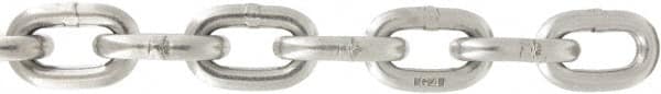 Value Collection - 1/2" Welded High Test Chain - 9,200 Lb Capacity, Grade 43, Self-Colored Finish - Makers Industrial Supply