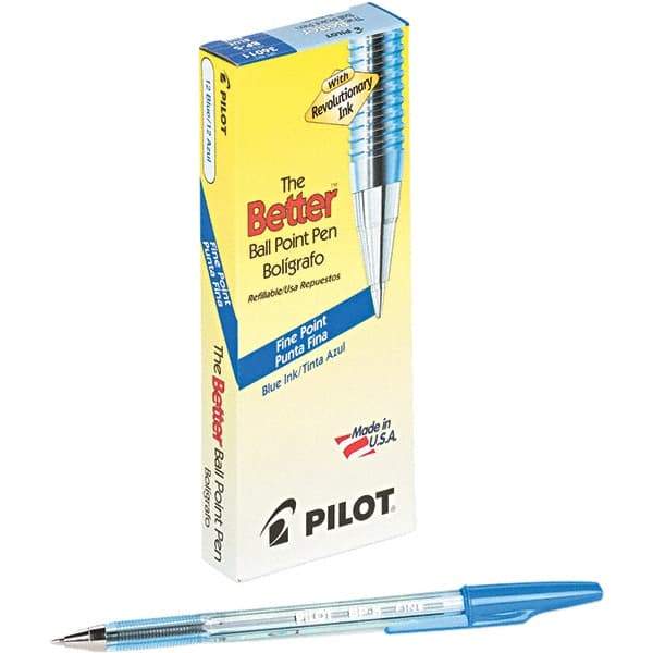 Pilot - Conical Ball Point Pen - Blue - Makers Industrial Supply