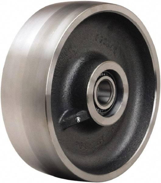 Hamilton - 10 Inch Diameter x 3 Inch Wide, Forged Steel Caster Wheel - 16,000 Lb. Capacity, 3-1/4 Inch Hub Length, 3/4 Inch Axle Diameter, Precision Ball Bearing - Makers Industrial Supply