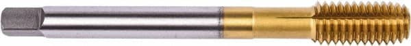 Union Butterfield - 3/4-10 UNC 2B Modified Bottoming Thread Forming Tap - Powdered Metal High Speed Steel, TiN Finish, 4.921" OAL, 1.181" Thread Length, Right Hand Thread, Series 1681AP - Makers Industrial Supply