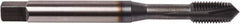 Union Butterfield - M24x3.00 Metric Coarse, 4 Flute, TiCN Finish, Powdered Metal Spiral Point Tap - Plug Chamfer, Right Hand Thread, 160mm OAL, 34mm Thread Length, 0.76" Shank Diam, 6H Class of Fit, Series 1673AP - Exact Industrial Supply