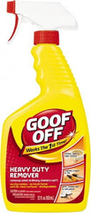 Goof Off - Adhesive, Graffiti & Rust Removers Type: Adhesive Remover Removes/Dissolves: Caulk Residue; Chewing Gum; Crayon; Glue; Marker; Paint; Pen; Scuff Marks; Stickers; Tar; Tree Sap - Makers Industrial Supply