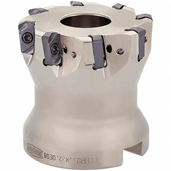 Tungaloy - 2" Cut Diam, 3/4" Arbor Hole, Indexable High-Feed Face Mill - Makers Industrial Supply