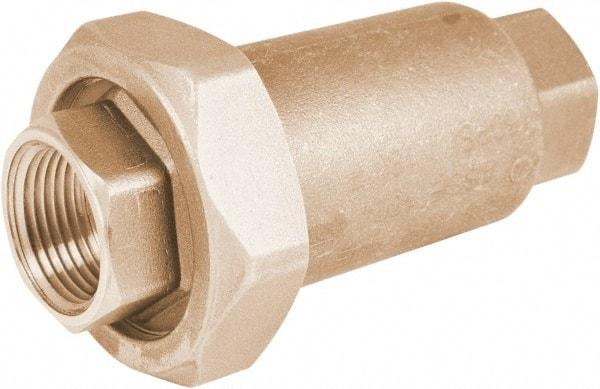 Legend Valve - 1 Thread, 150 psi WOG Rating, Brass Dual Check Backflow Preventer Valve - Lead-Free, Certified to A.S.S.E. 1024, Use with Residential/Commercial Water Systems - Makers Industrial Supply