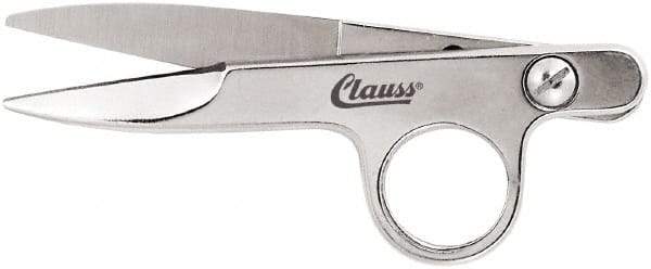 Clauss - 1" Length of Cut, Straight Pattern Thread Snip - 4-1/2" OAL - Makers Industrial Supply